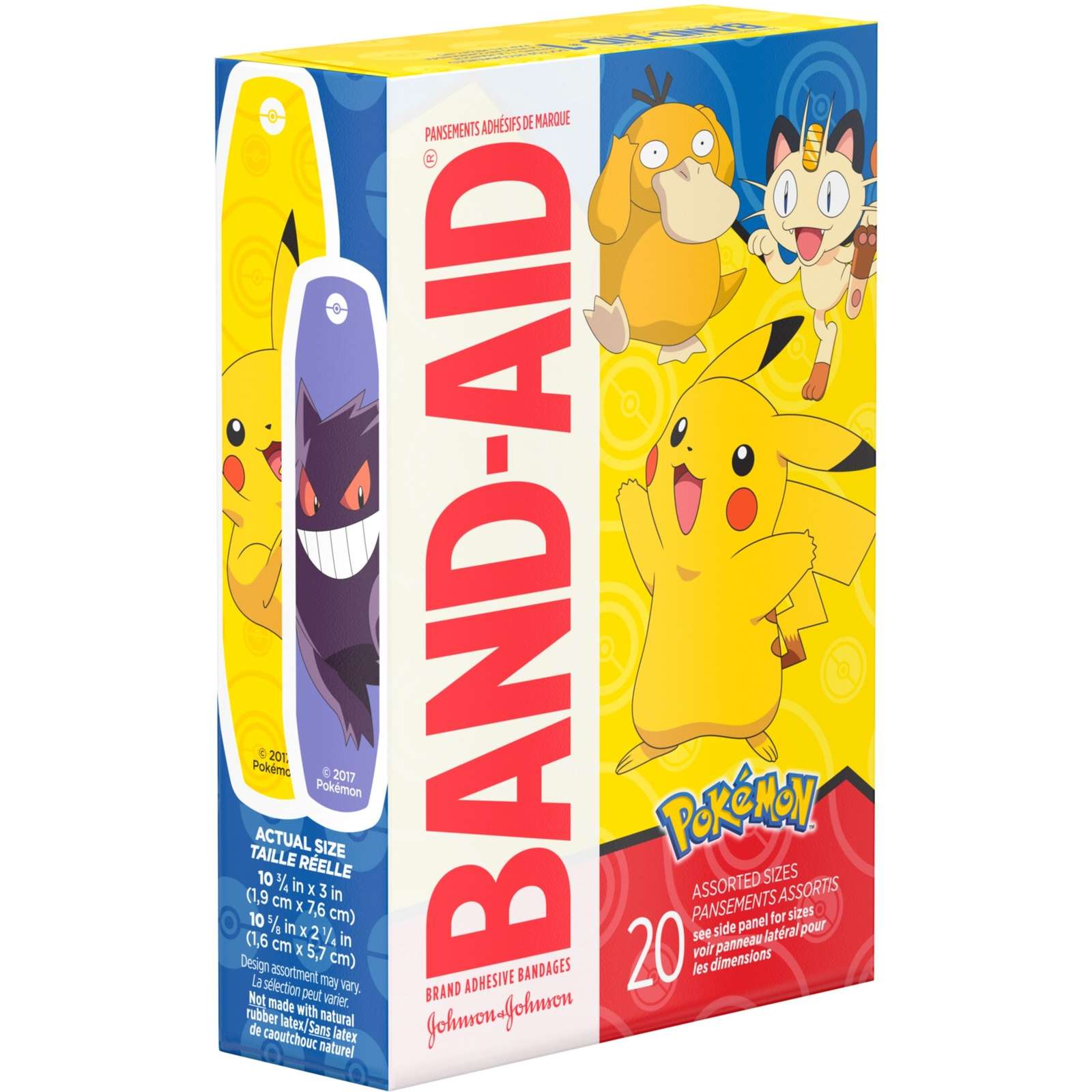 Adhesive Bandages for Kids, Pokémon