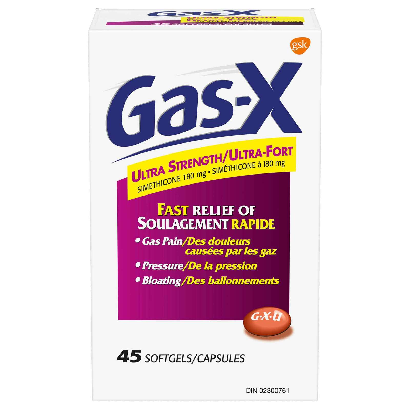 GAS-X Ultra Strength Softgels 45 units