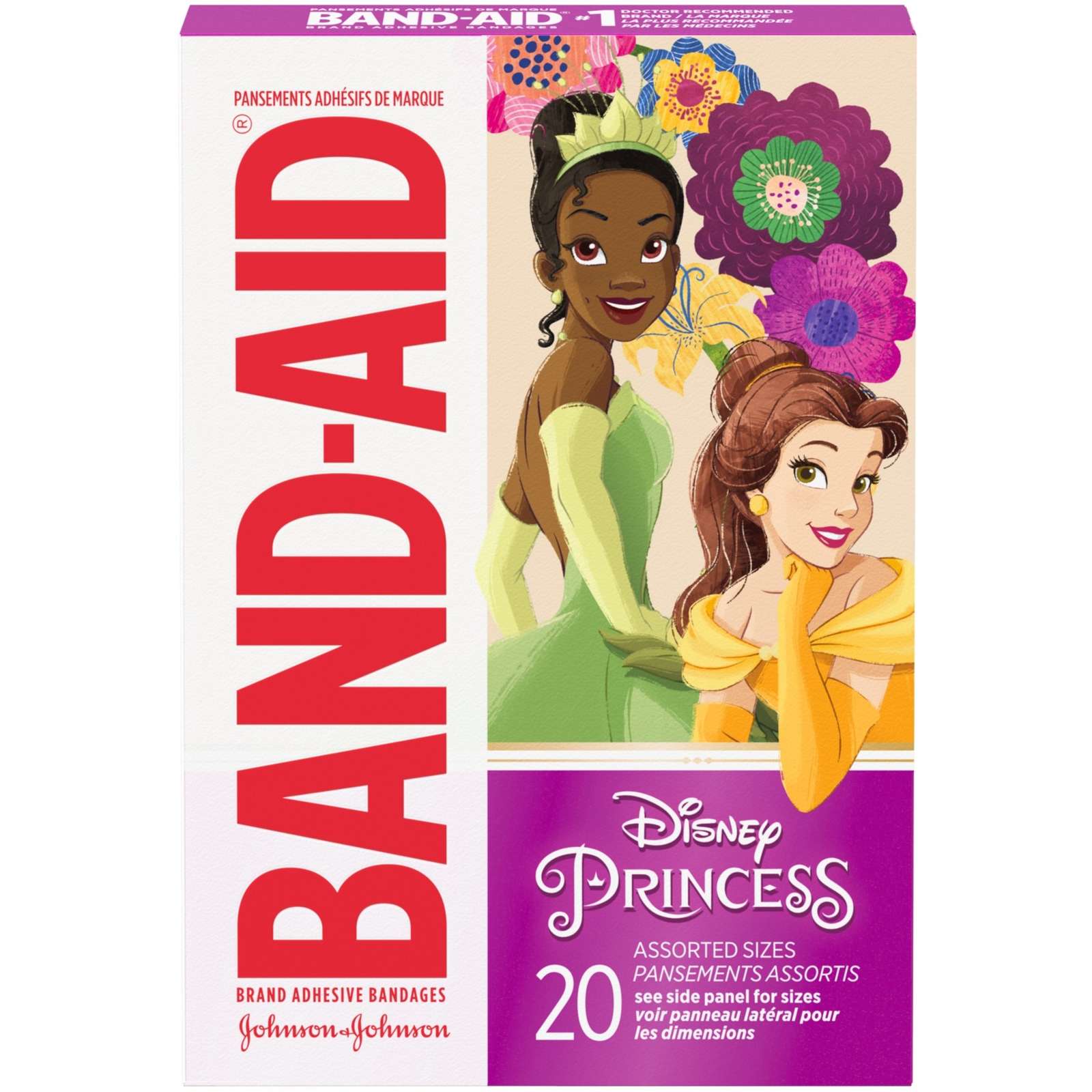 Adhesive Bandages for Kids, Disney Princesses