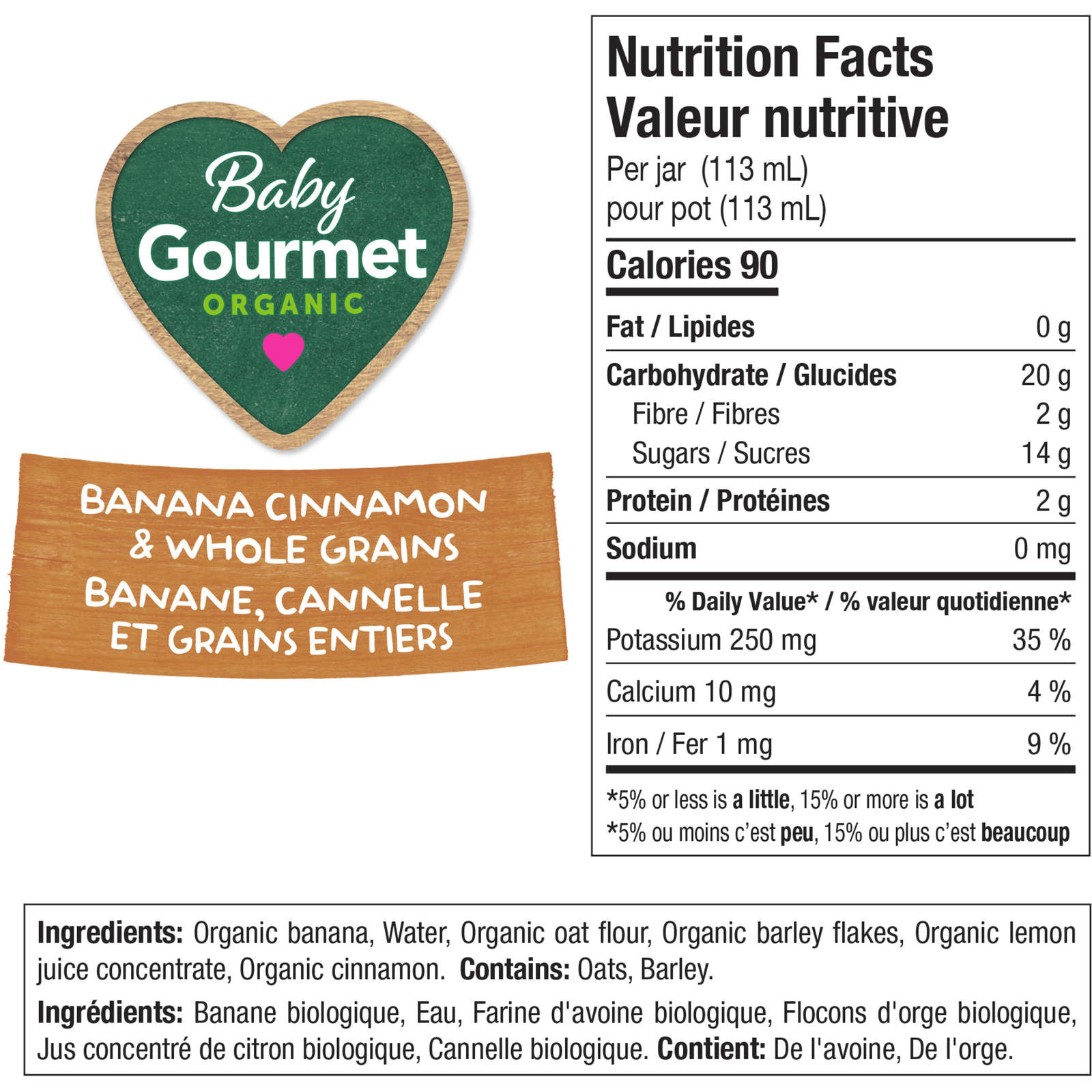 Banana Cinnamon & Whole Grains