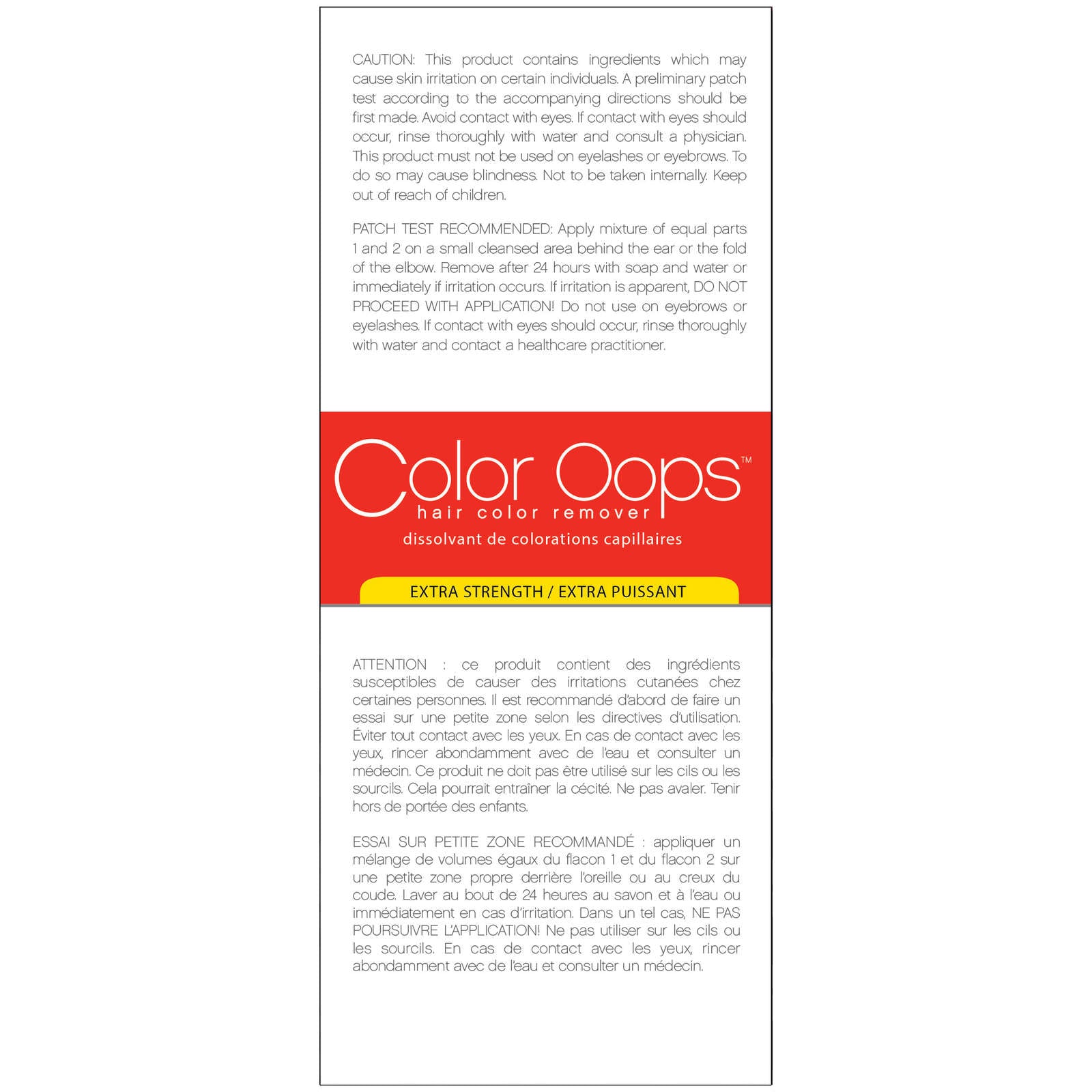 Color Oops Extra Strength