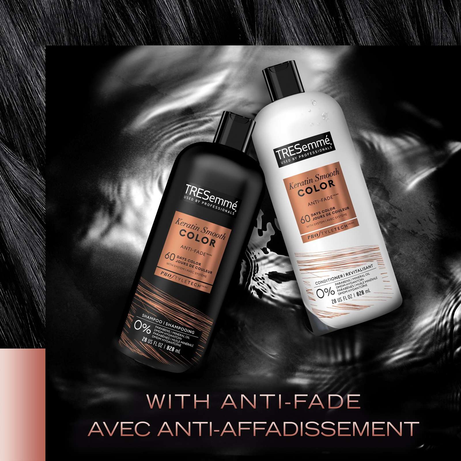 Keratin Smooth Colour Shampoo for coloured hair Anti-Fade formulated with Pro Style Technology™