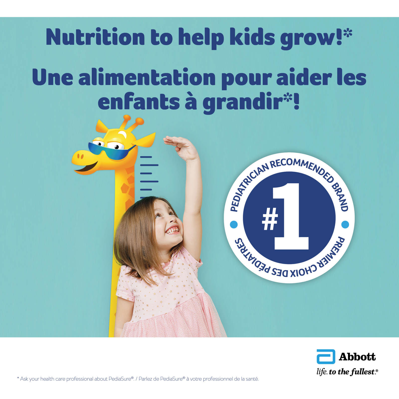 PediaSure Complete®, Nutritional Supplement, 4 x 235 mL, Chocolate – Kids nutritional shake, containing DHA and vitamins, helps promote weight gain when taken twice a day