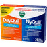 DayQuil Cold & Flu Multi-Symptom Relief Liquid Capsules + Vicks NyQuil Cold & Flu Multi-Symptom Relief Liquid Capsules, Total 24 Count