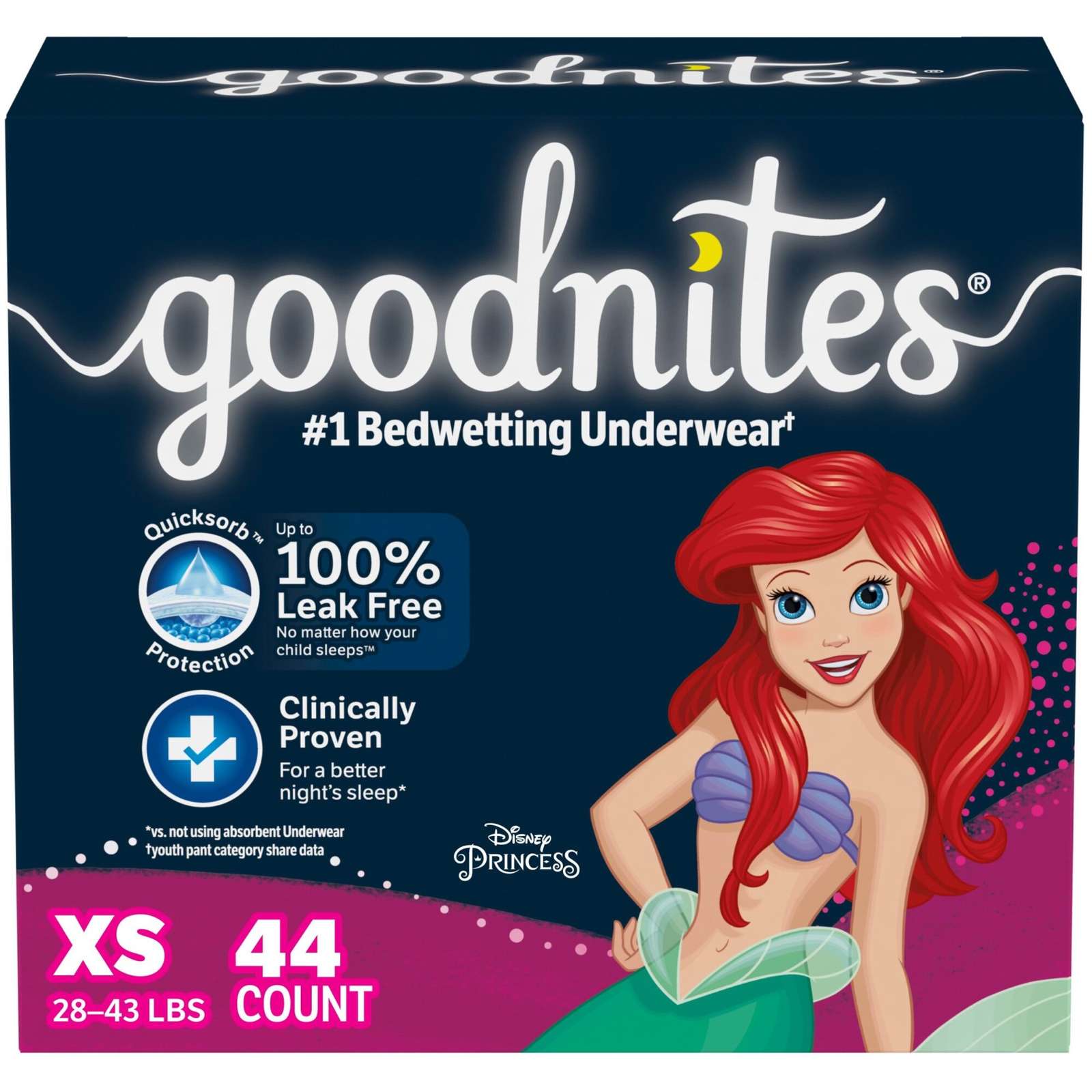 Bedwetting Underwear for Girls, XS