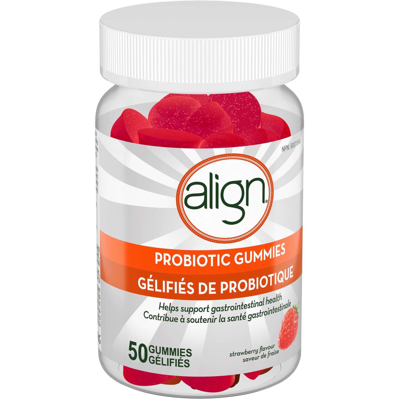 Daily Probiotic Supplement, 50 Gummies