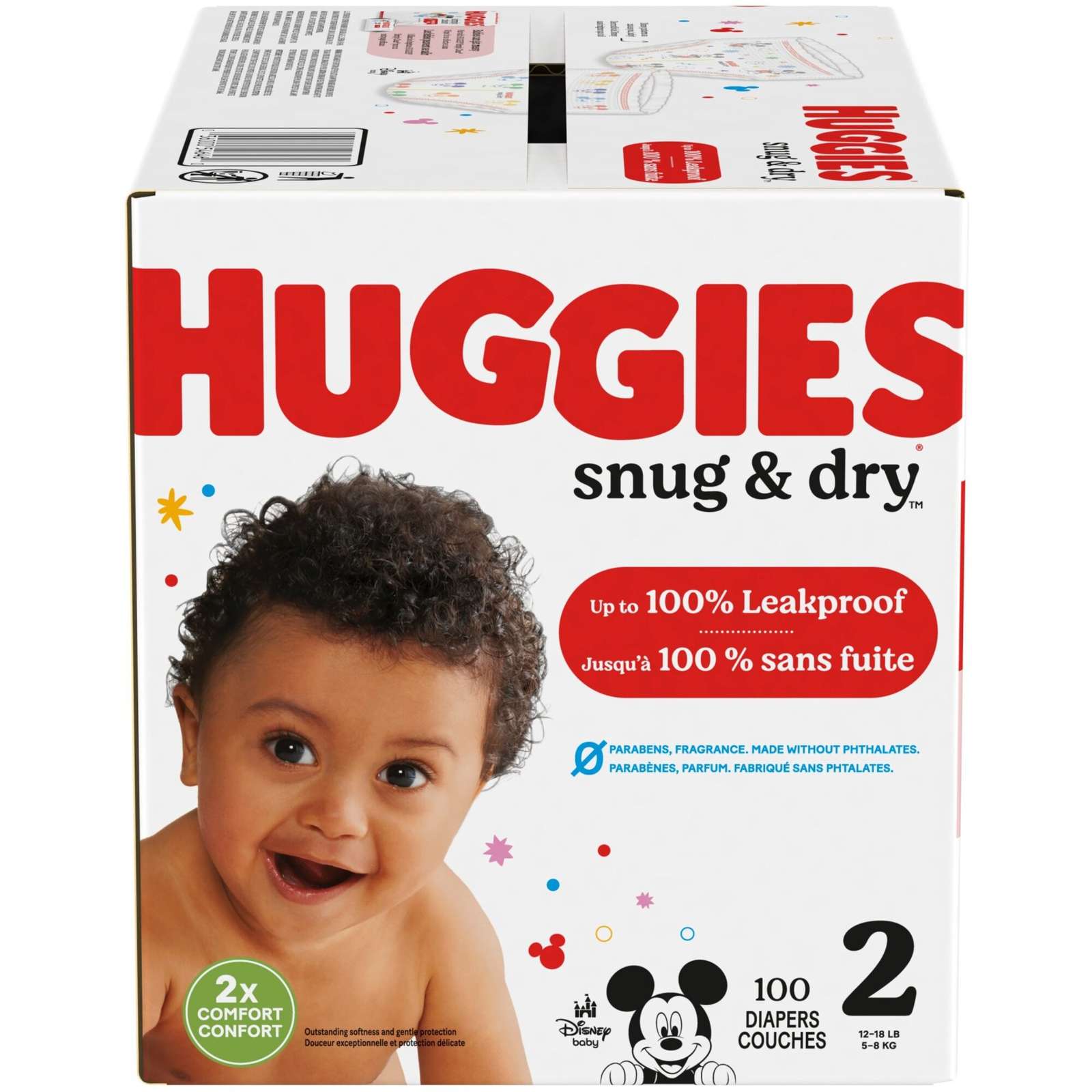 Huggies Snug & Dry Baby Diapers, Size 2