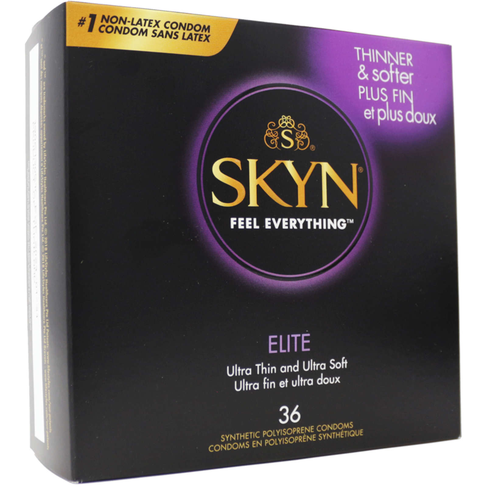 SKYN® Elite 36 Natural Latex Free Lubricated Condoms