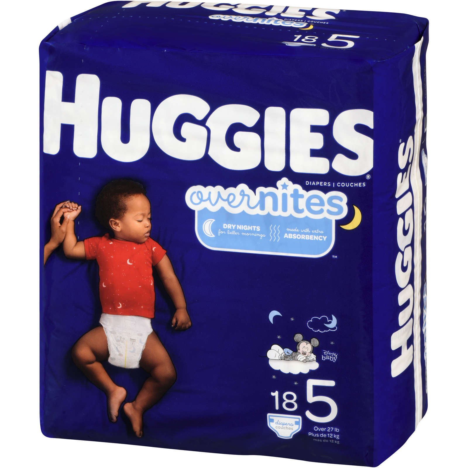 Overnites Nighttime Diapers, Size 5