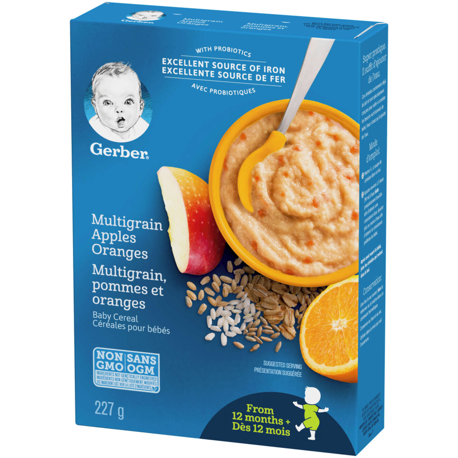 Stage 4 Multigrain Apples & Oranges Baby Cereal