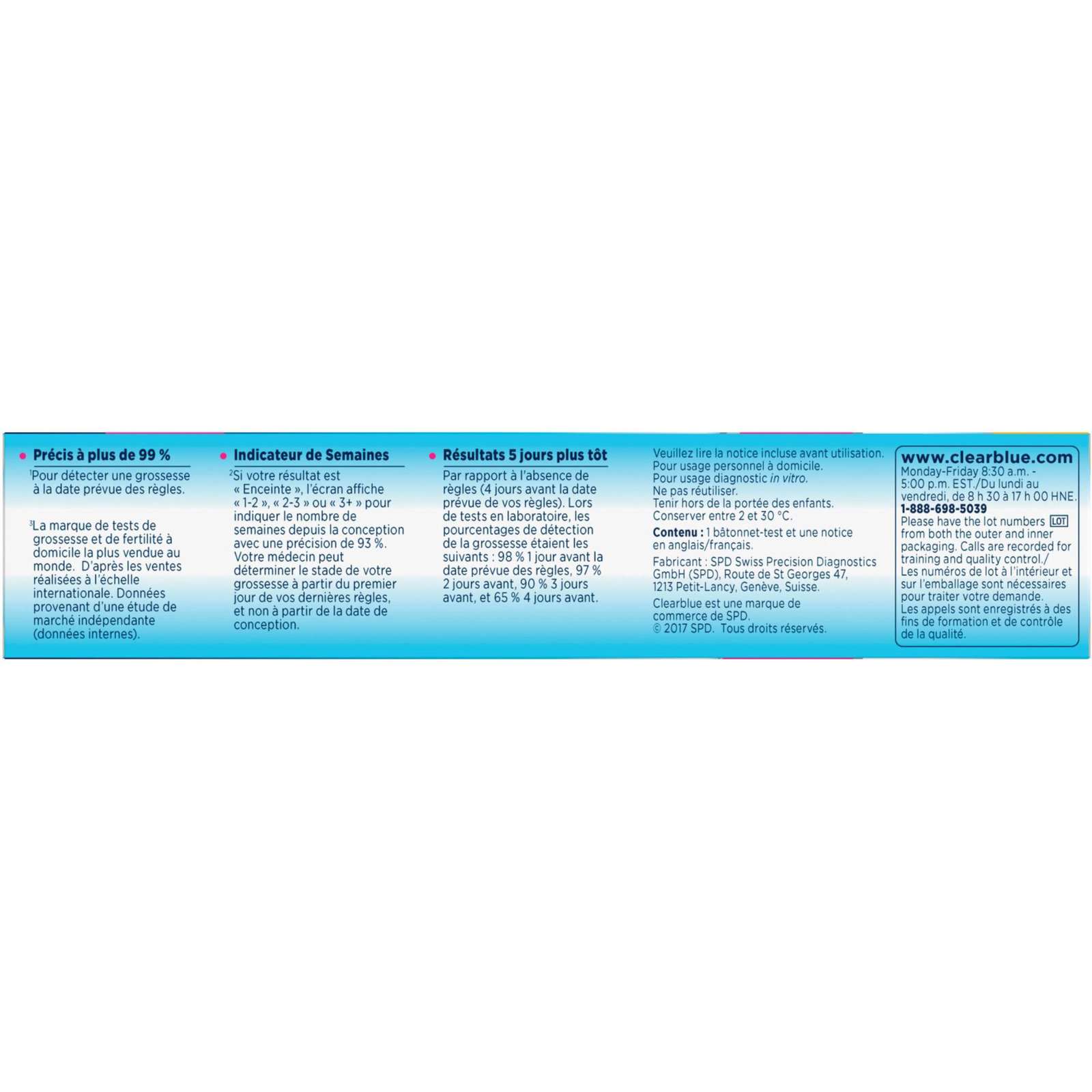 Pregnancy Test with Weeks Indicator, Value Pack, 1 Count