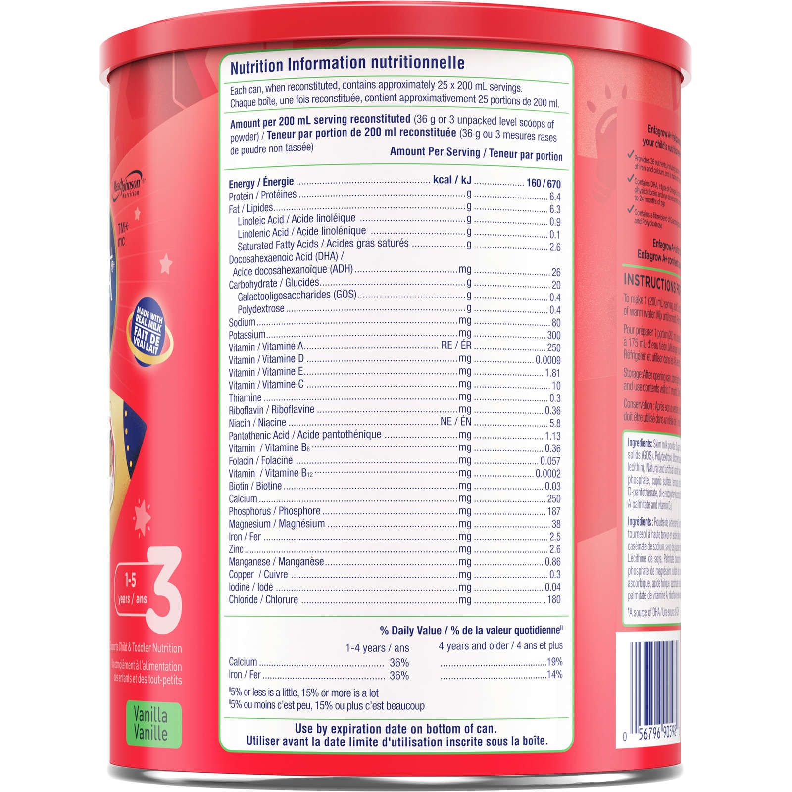 Toddler & Child Nutritional Drink, Powder Tub, Vanilla Flavour