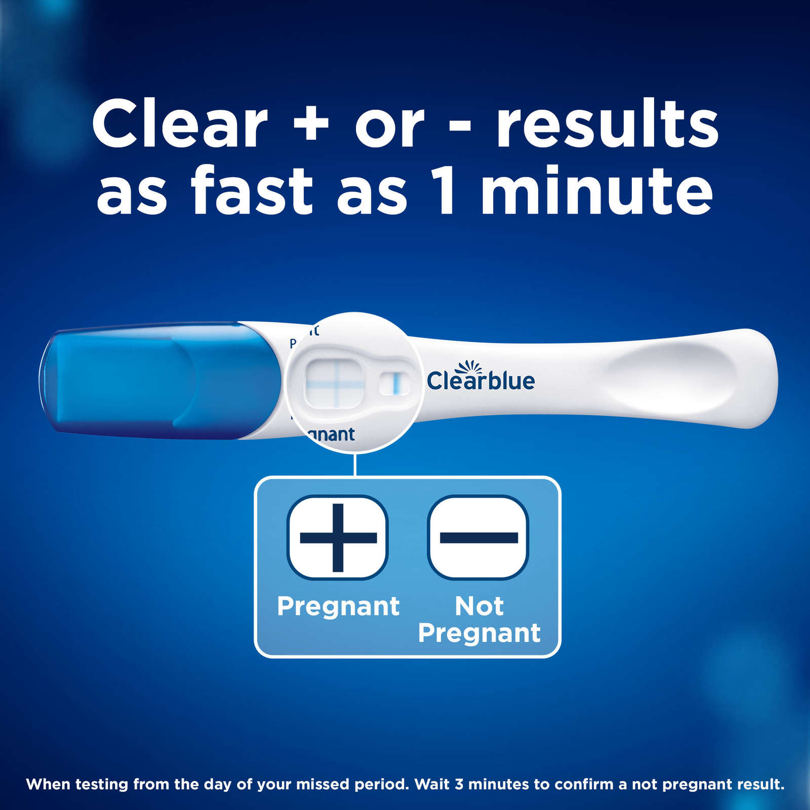 Clearblue Rapid Detection Pregnancy Test, Result as Fast as 1 Minute, 2 Count