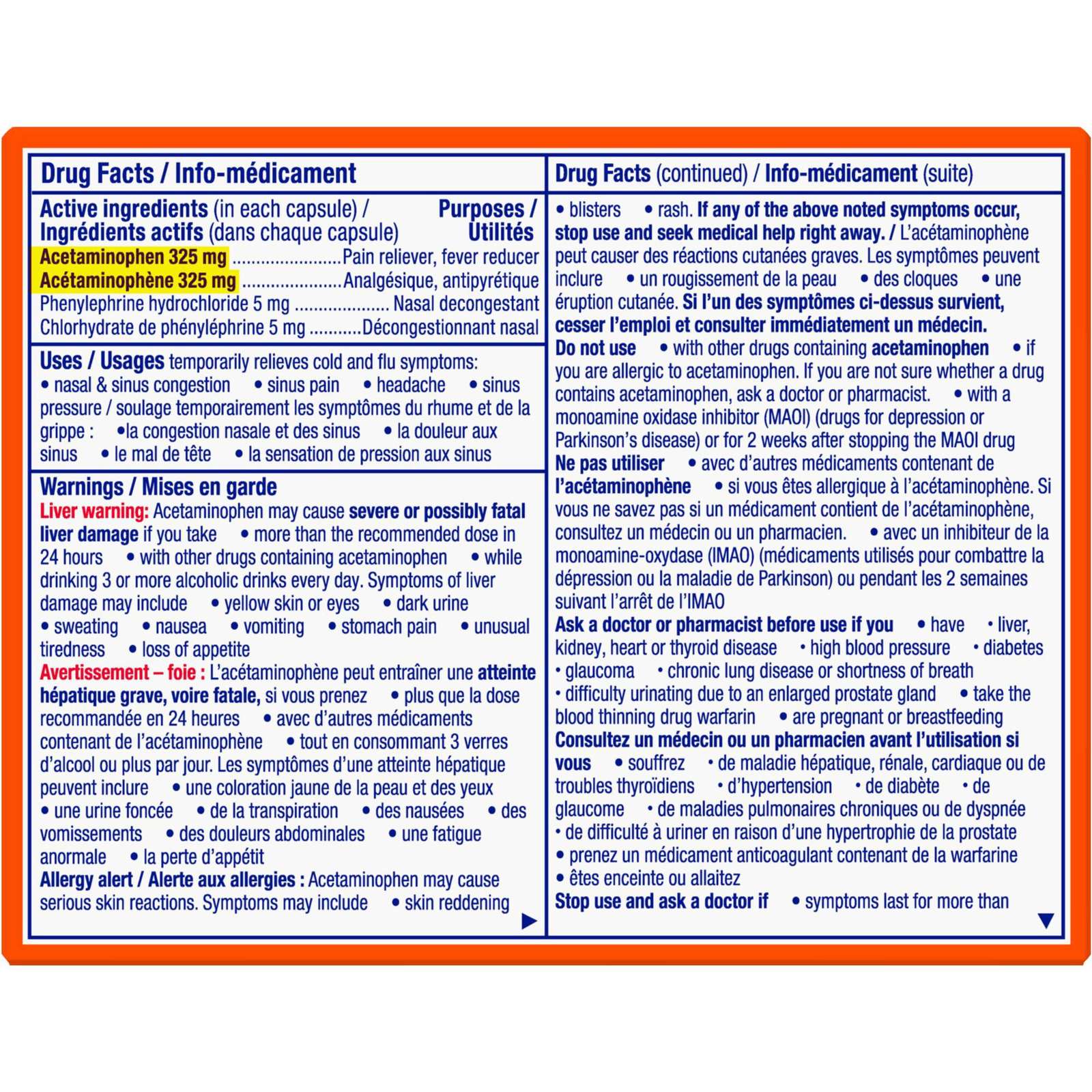 DayQuil Sinus Liquid Capsules, 24 Count