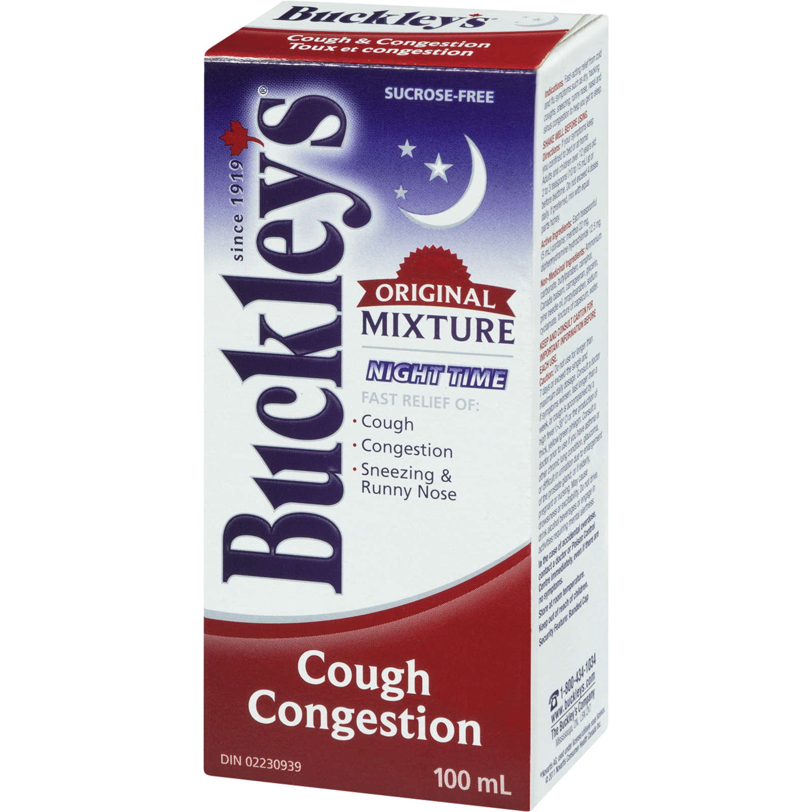 Buckley’s Original Mixture Nighttime - 100ml