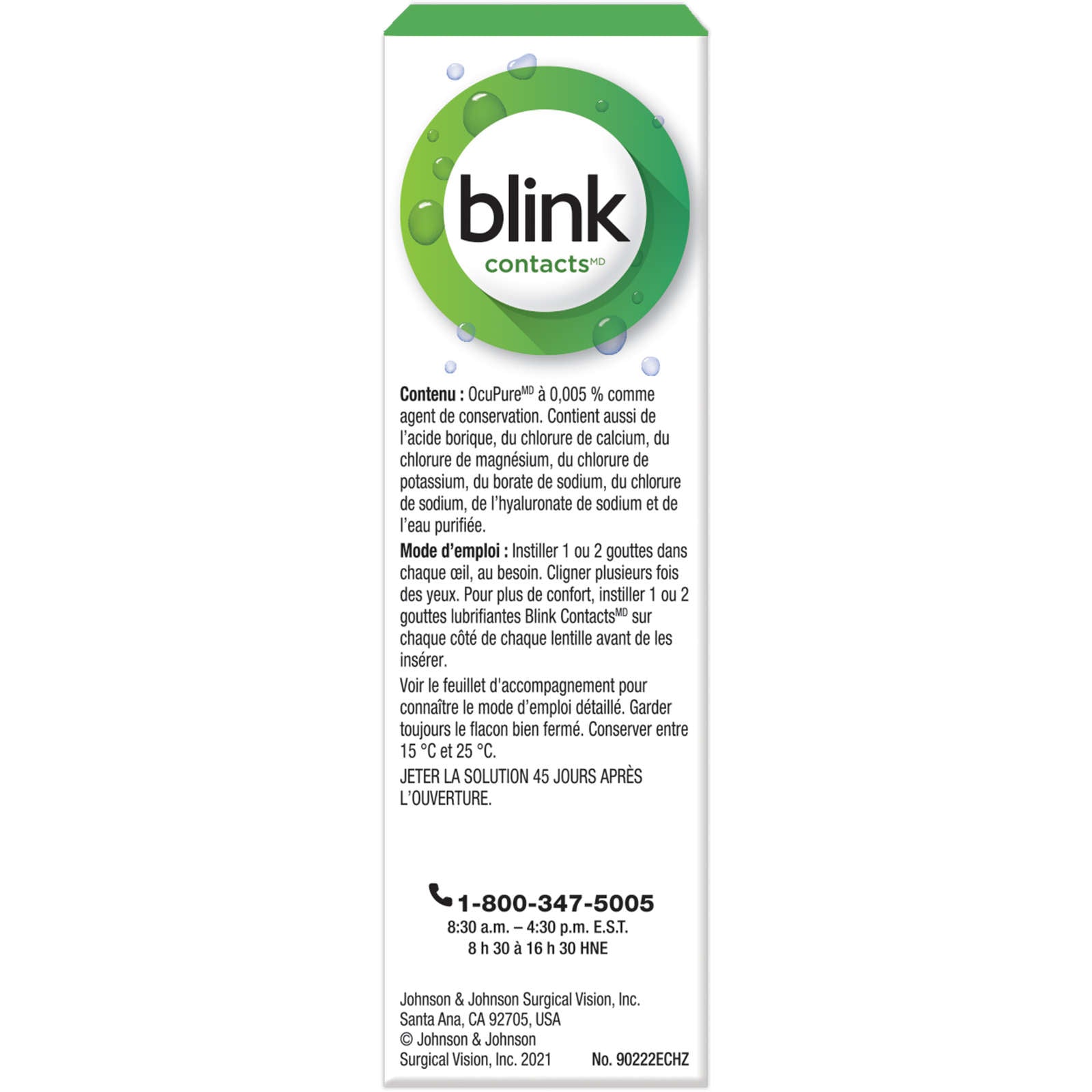 Blink Contacts Lubricating Drops