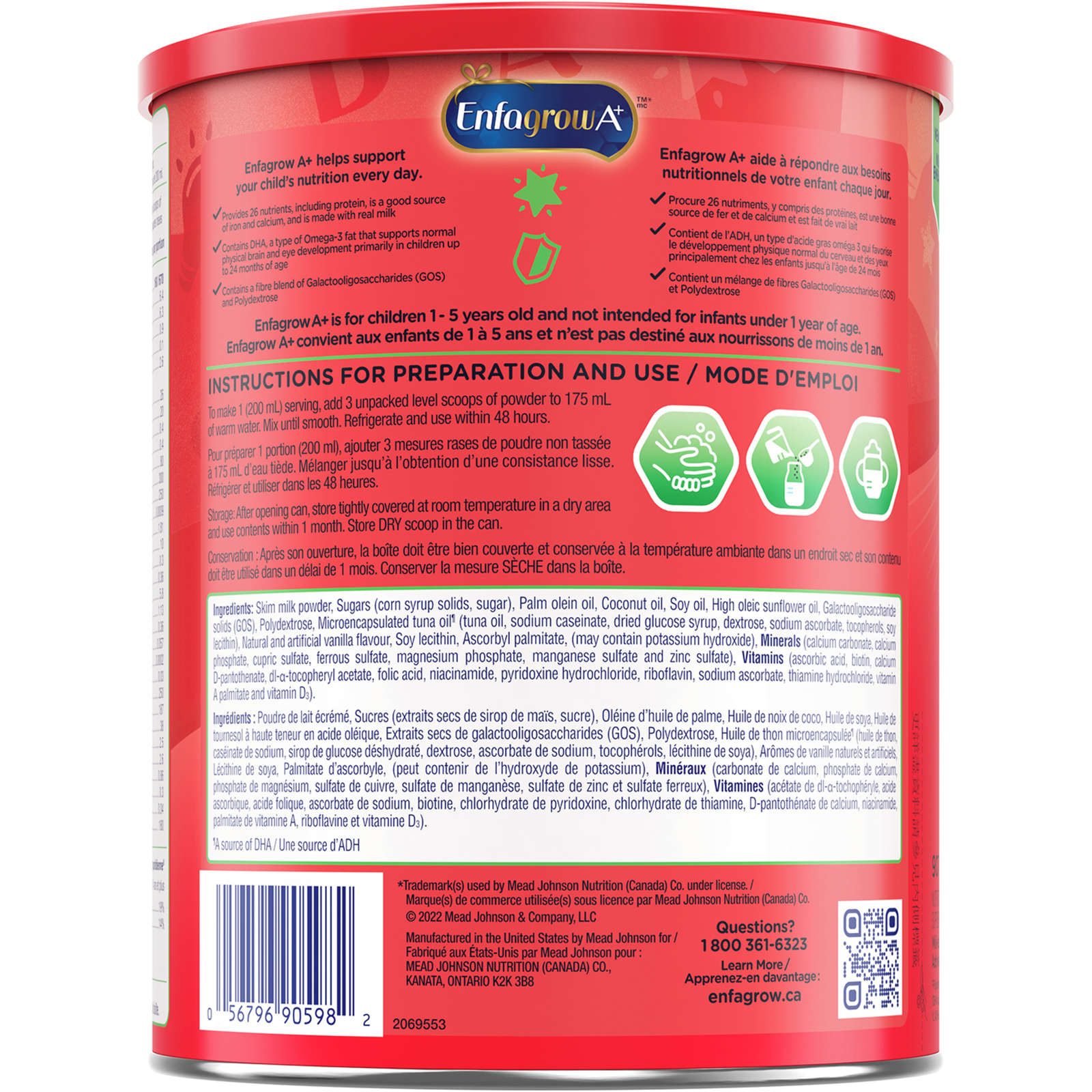 Toddler & Child Nutritional Drink, Powder Tub, Vanilla Flavour