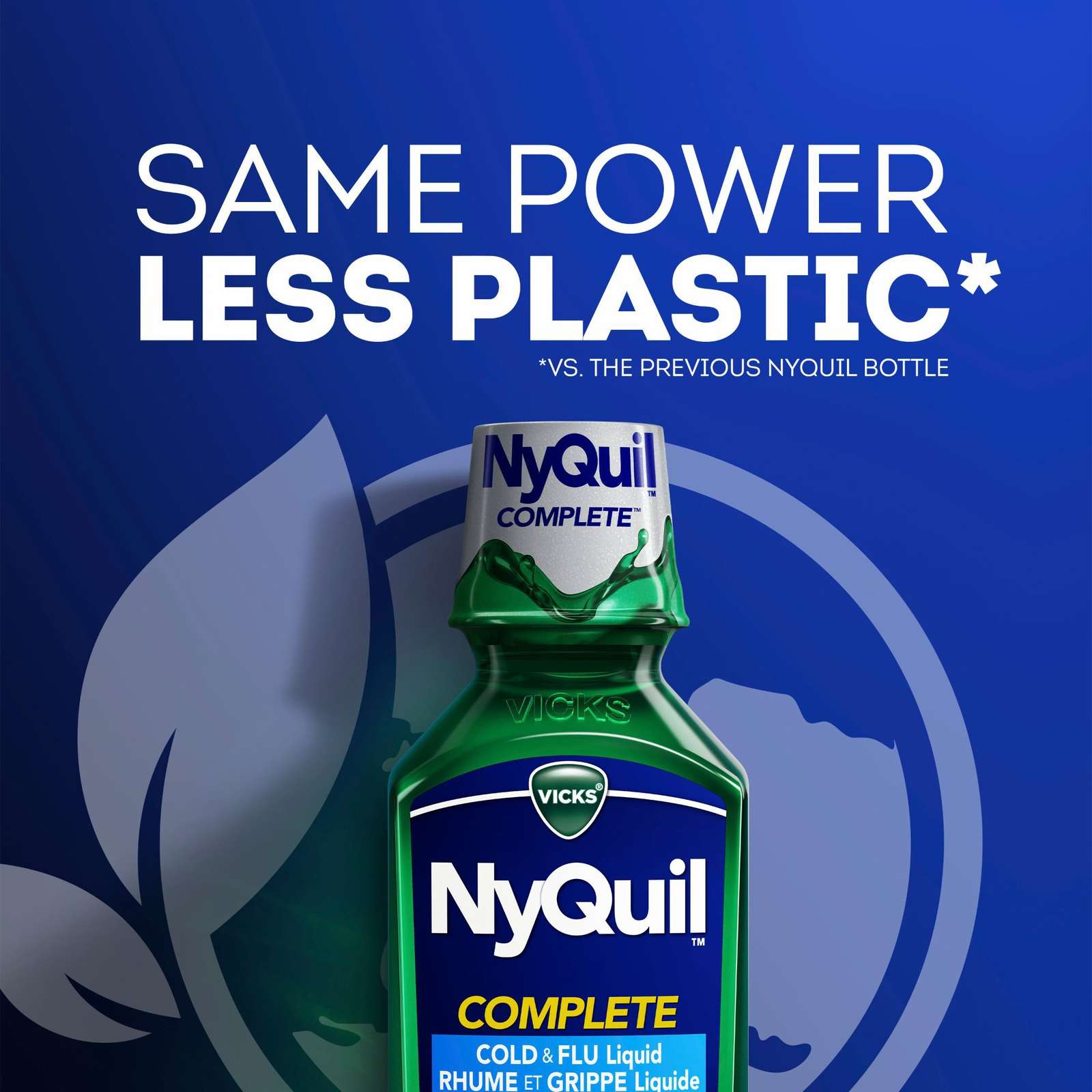 NyQuil COMPLETE Cold, Flu, and Congestion Medicine, 354 mL, Original Flavor