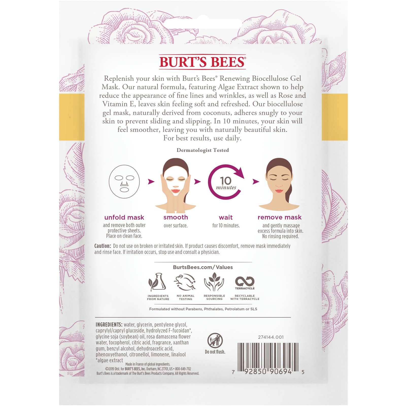 Renewing Biocellulose Gel Face Mask