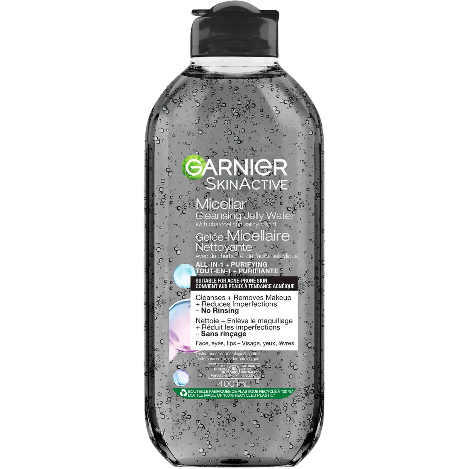 Garnier SkinActive Micellar Cleansing Jelly Water All-in-1 with Charcoal and Salicylic Acid