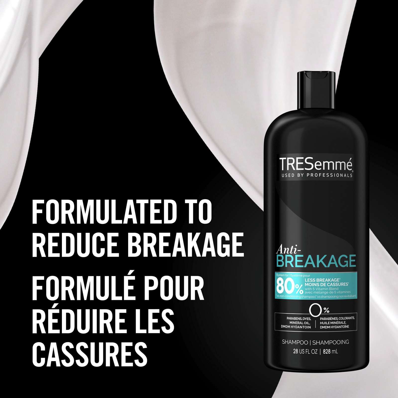 TRESemme  Shampoo for split ends Anti Breakage reduces hair breakage up to 80%