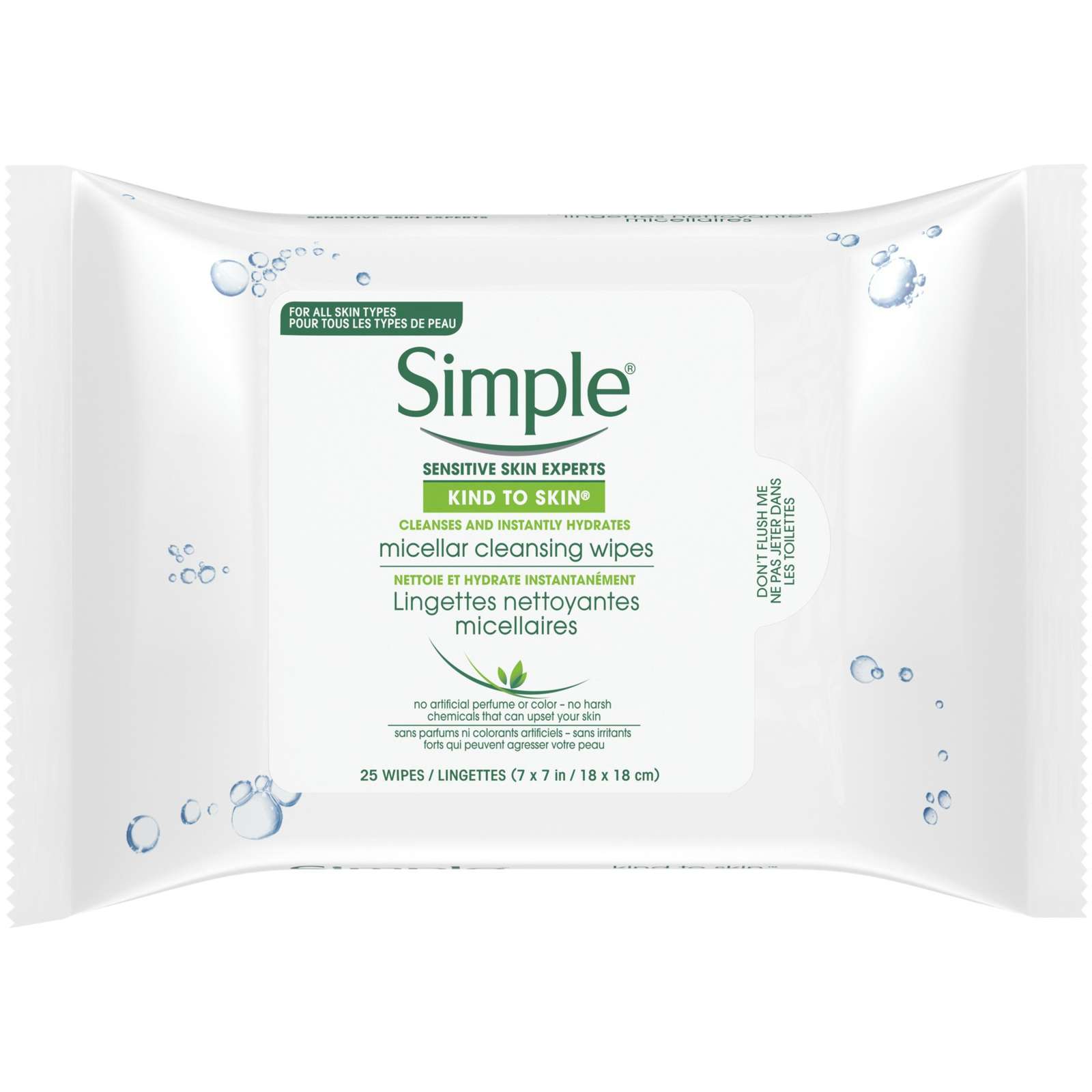 Simple Kind To Skin Micellar Facial Wipes