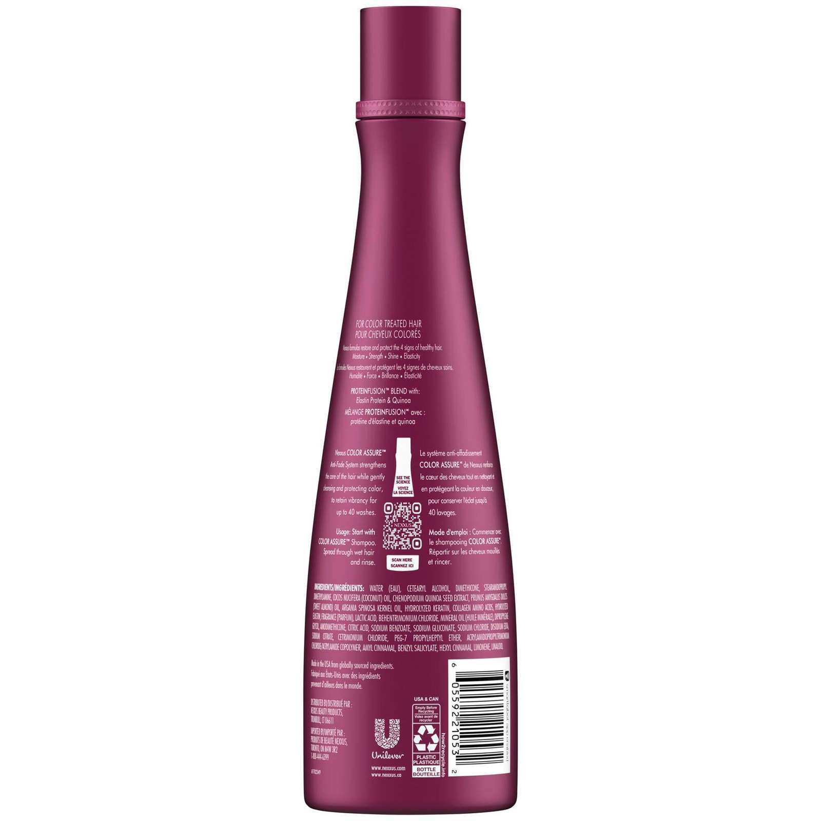 Nexxus  Conditioner for colour treated hair Colour Assure hair care to stay vibrant up to 40 washes 400 ml