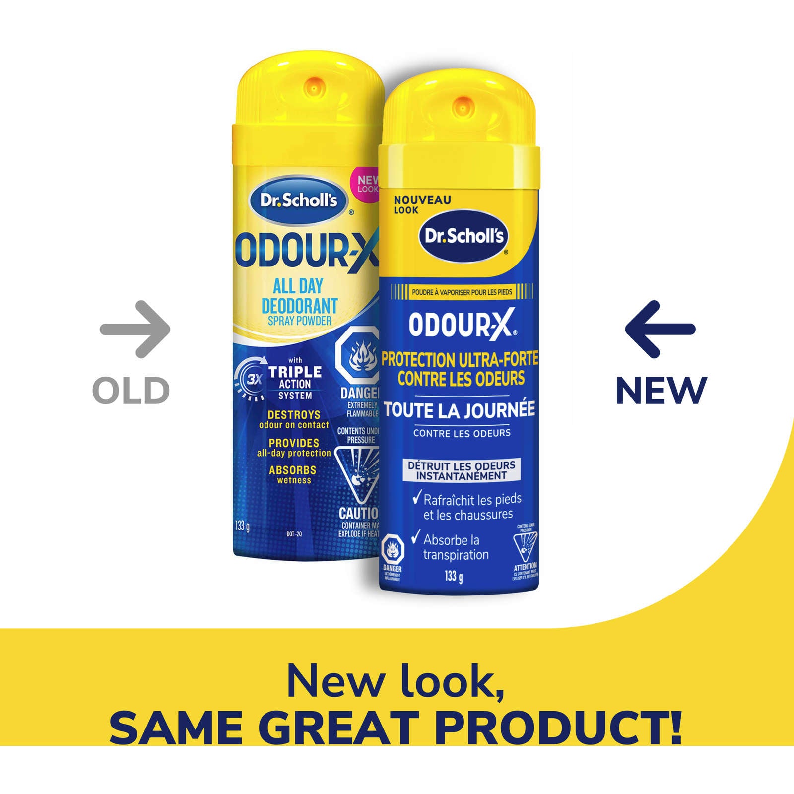 DS Odour-X Deodorant Powder Spray 133g