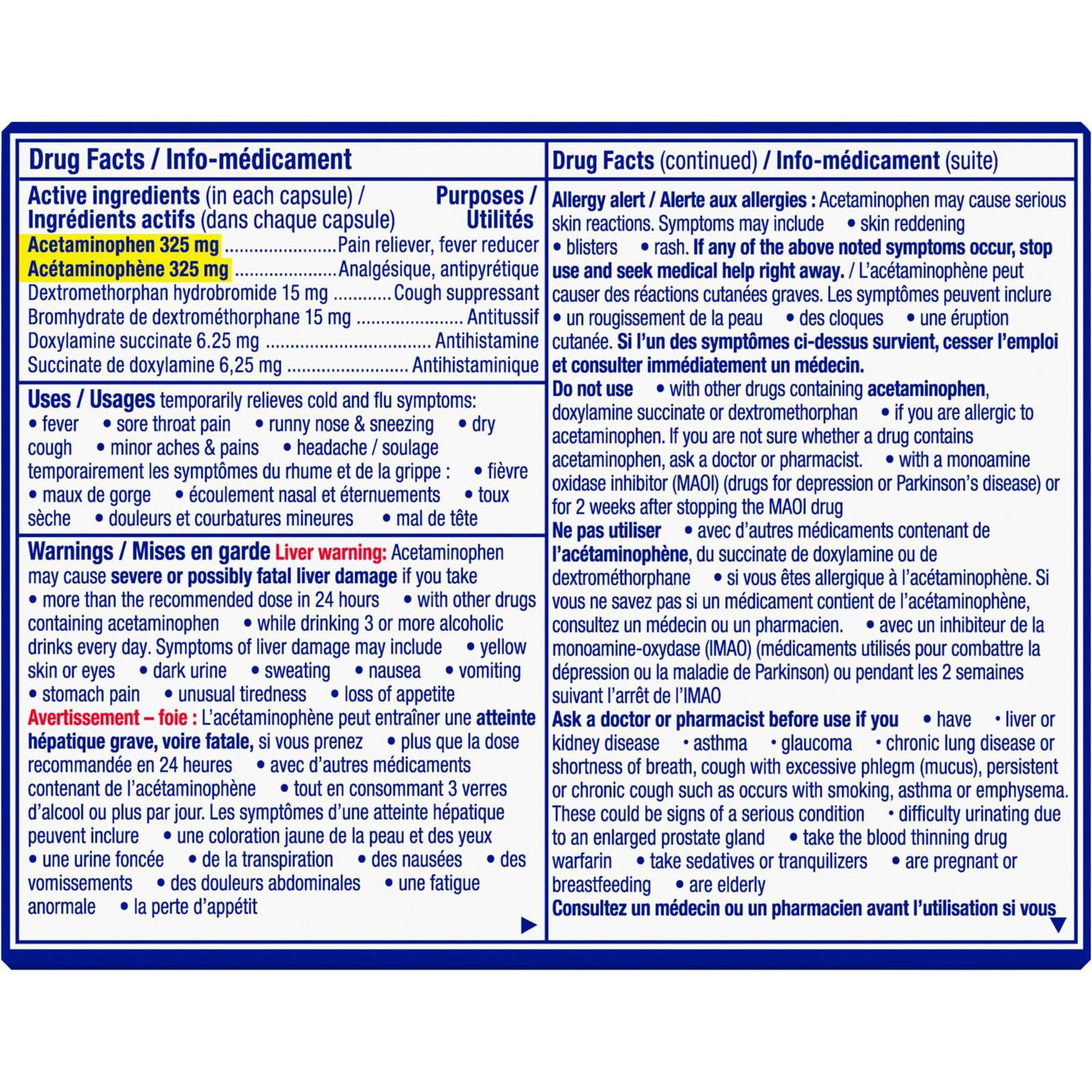NyQuil Cold & Flu Multi-Symptom Relief Liquid Capsules, 24 Count