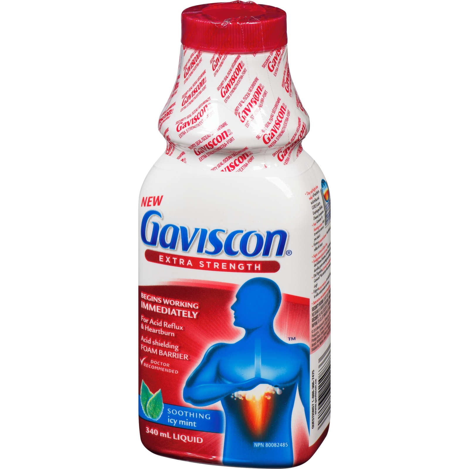 Gaviscon Extra Strength Liquid Soothing Icy Mint