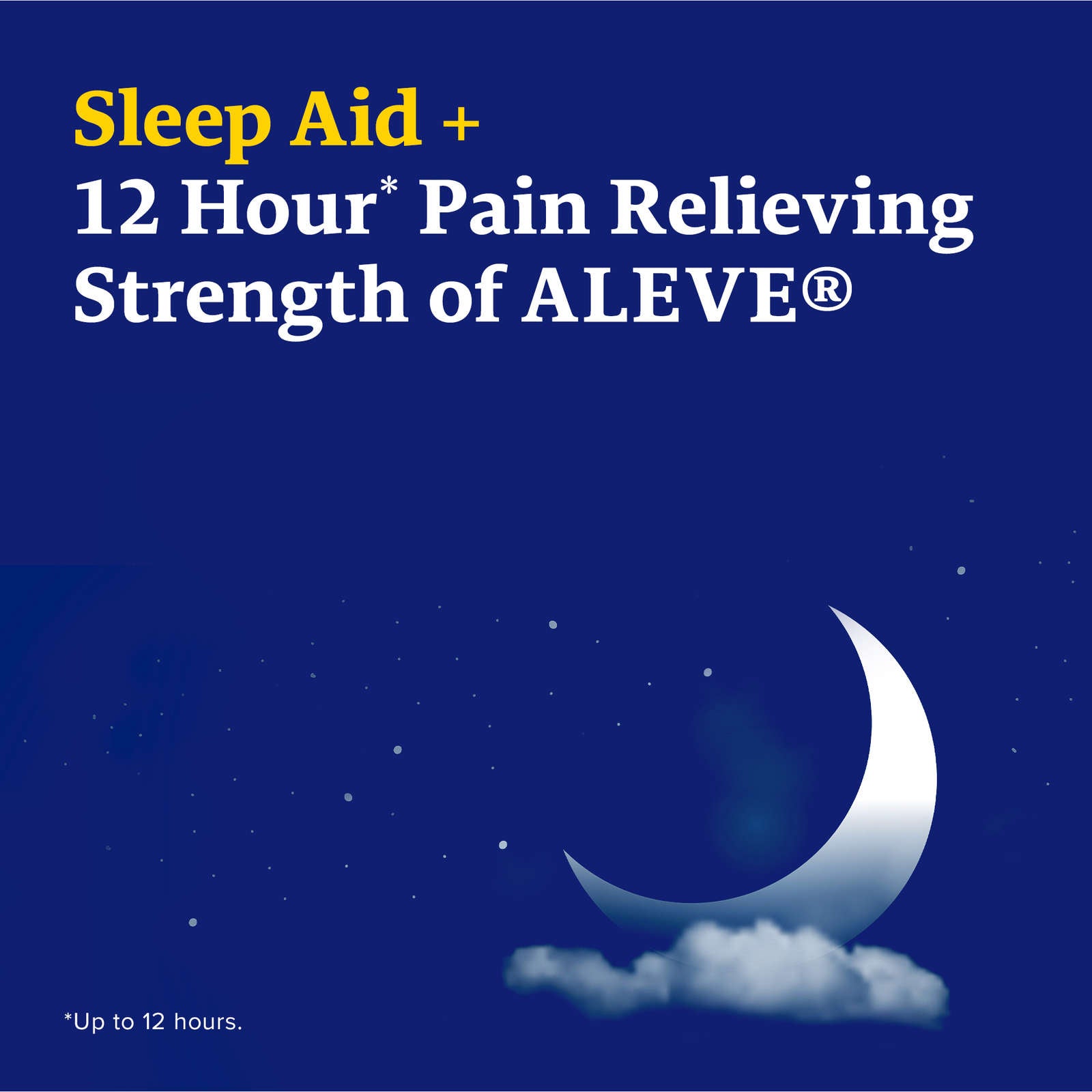 ALEVE Nighttime, Pain Reliever and Sleep Aid, Naproxen Sodium, 20 Caplets