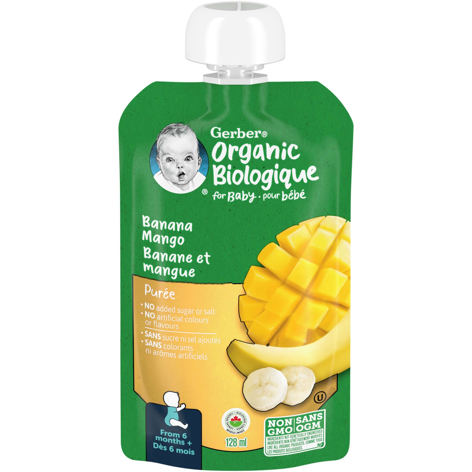 Organic Purée Banana Mango Baby Food