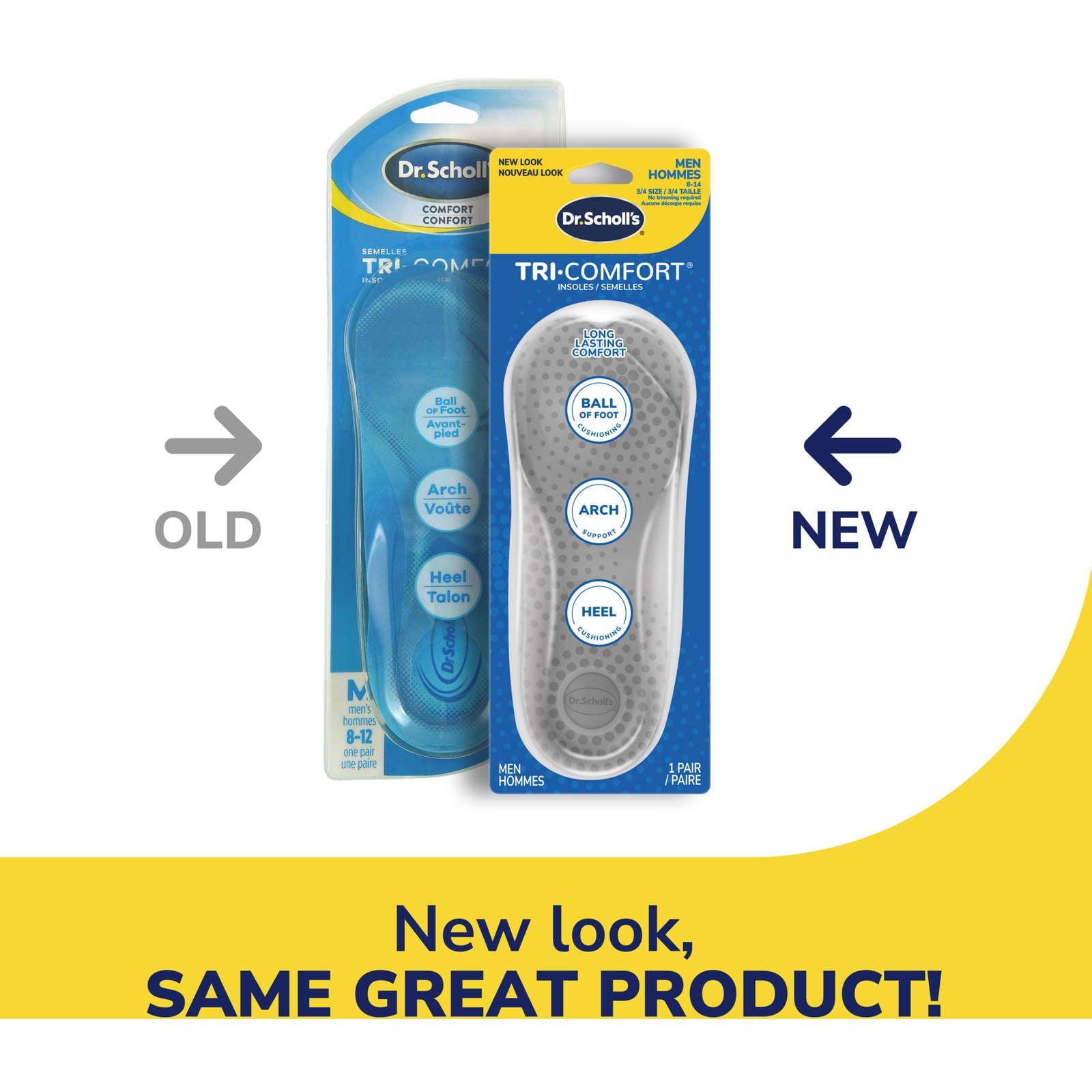 Dr. Scholl’s® Comfort Tri-Comfort® Insoles, Men's, Sizes 8-12