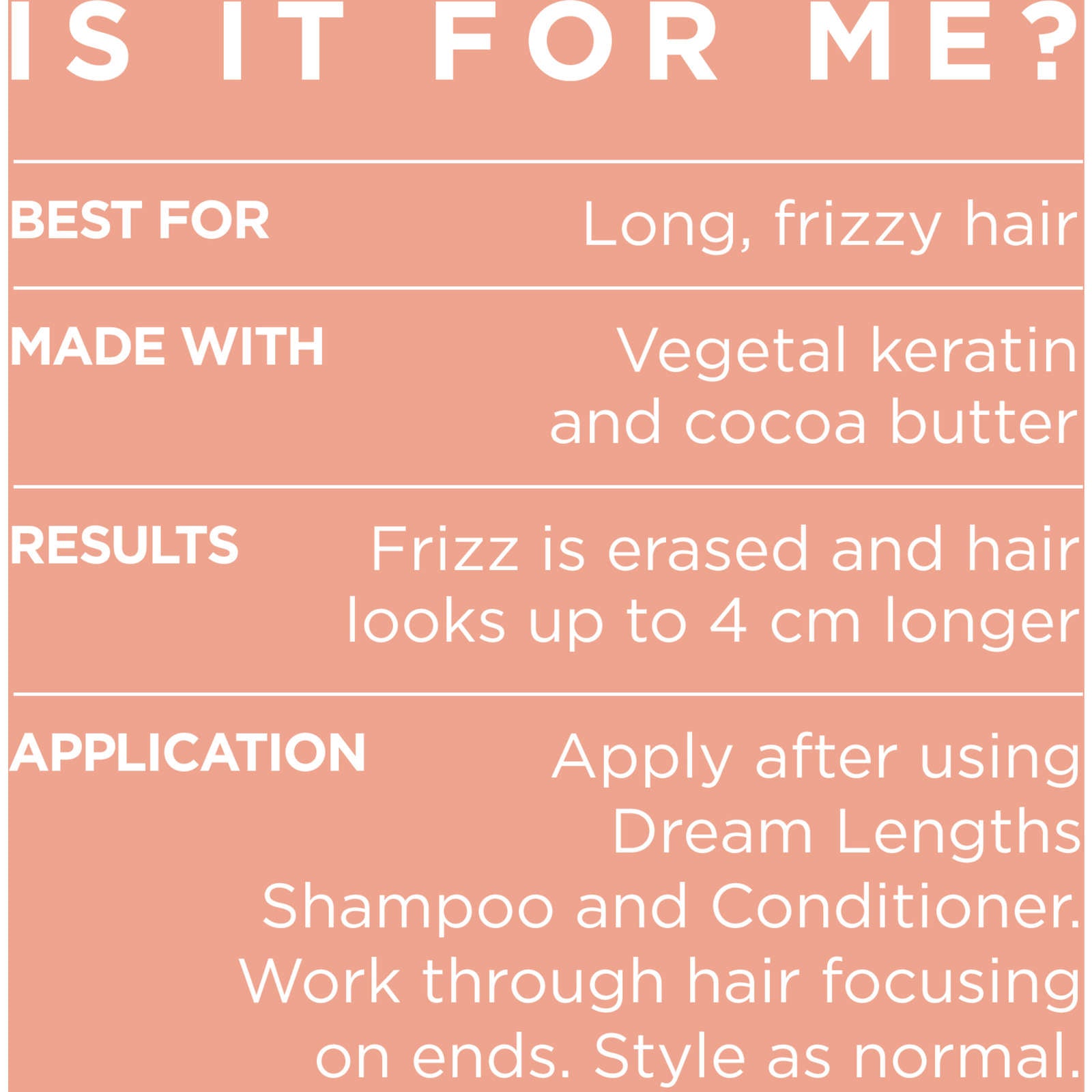 Dream Lengths Sleek Frizz Eraser Serum