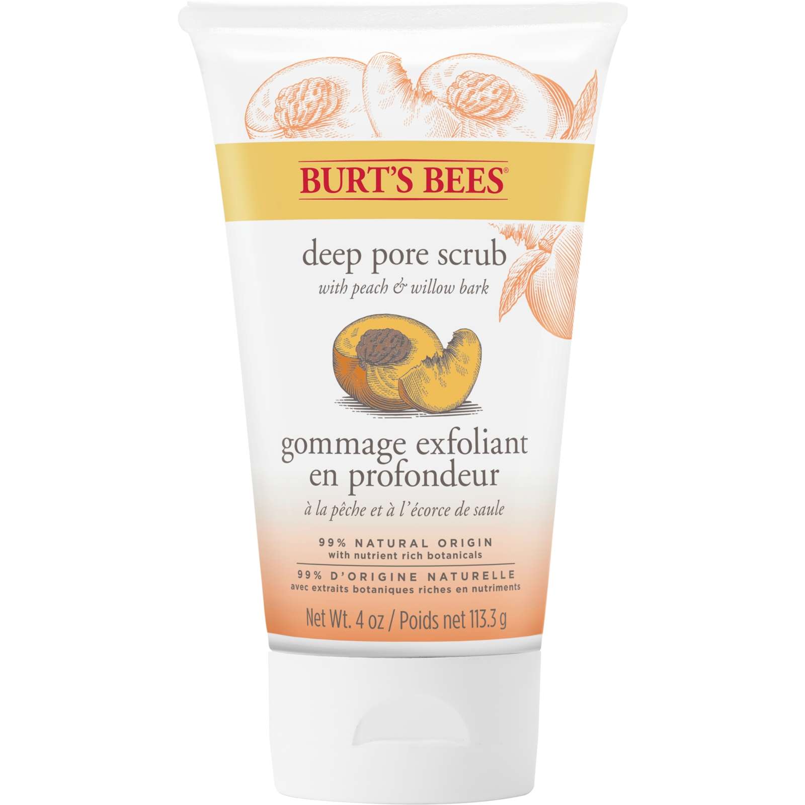 Peach and Willowbark Deep Pore Scrub