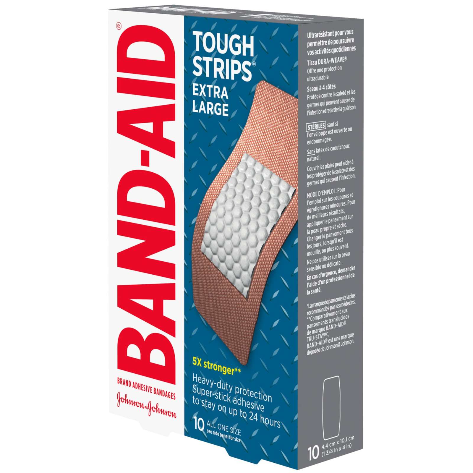 Tough-Strips Adhesive Bandages, Extra Large