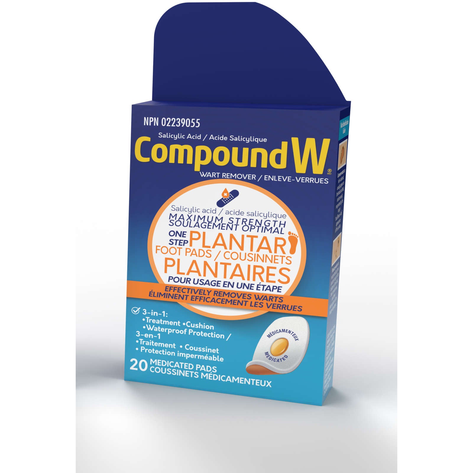 Compound W Maximum Strength One Step Plantar Foot Pads – We Care - How To Use Compound W Plantar Foot Pads Video