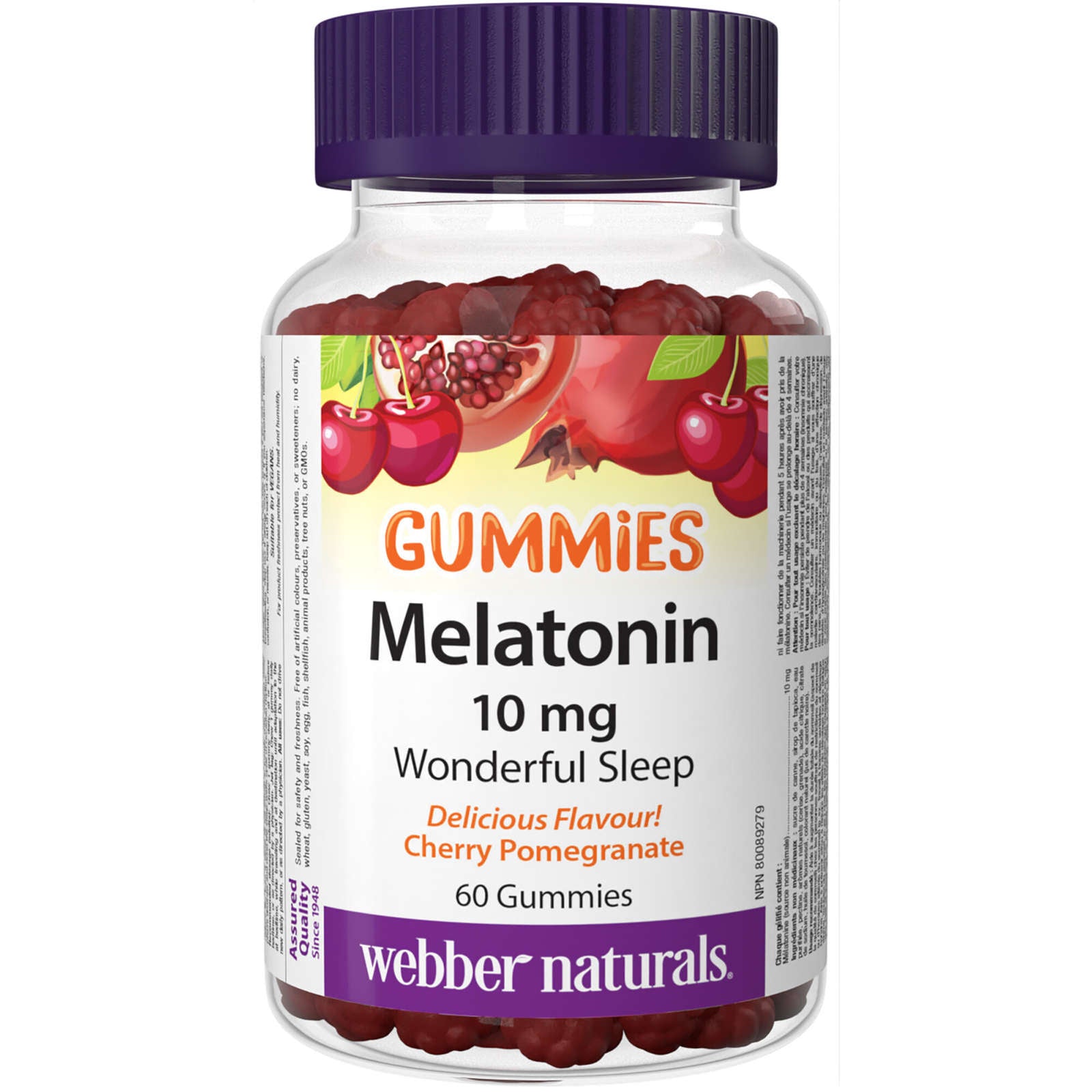 Melatonin 10 mg Cherry Pomegranate