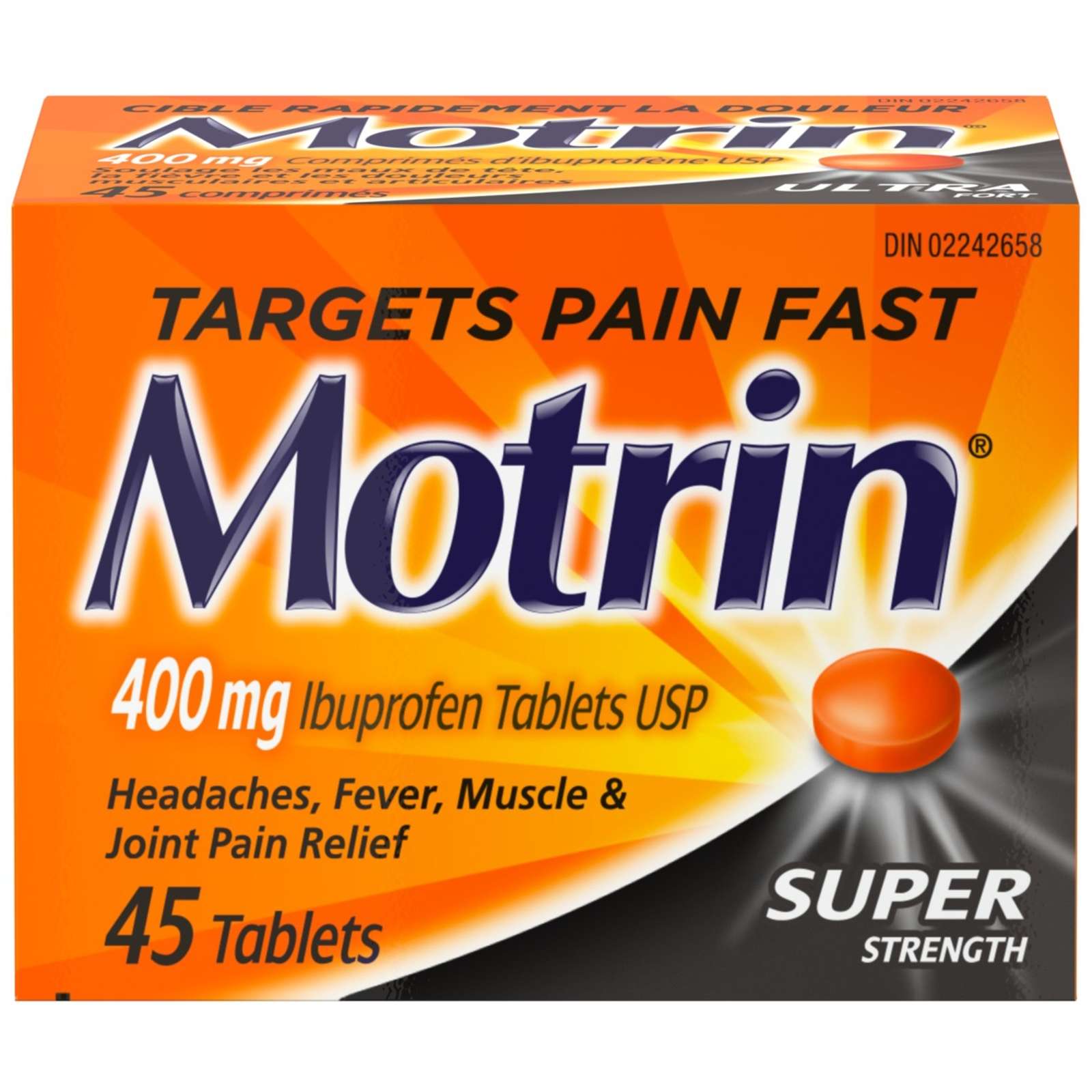 Super Strength Pain Relief Ibuprofen 400mg, Tablets