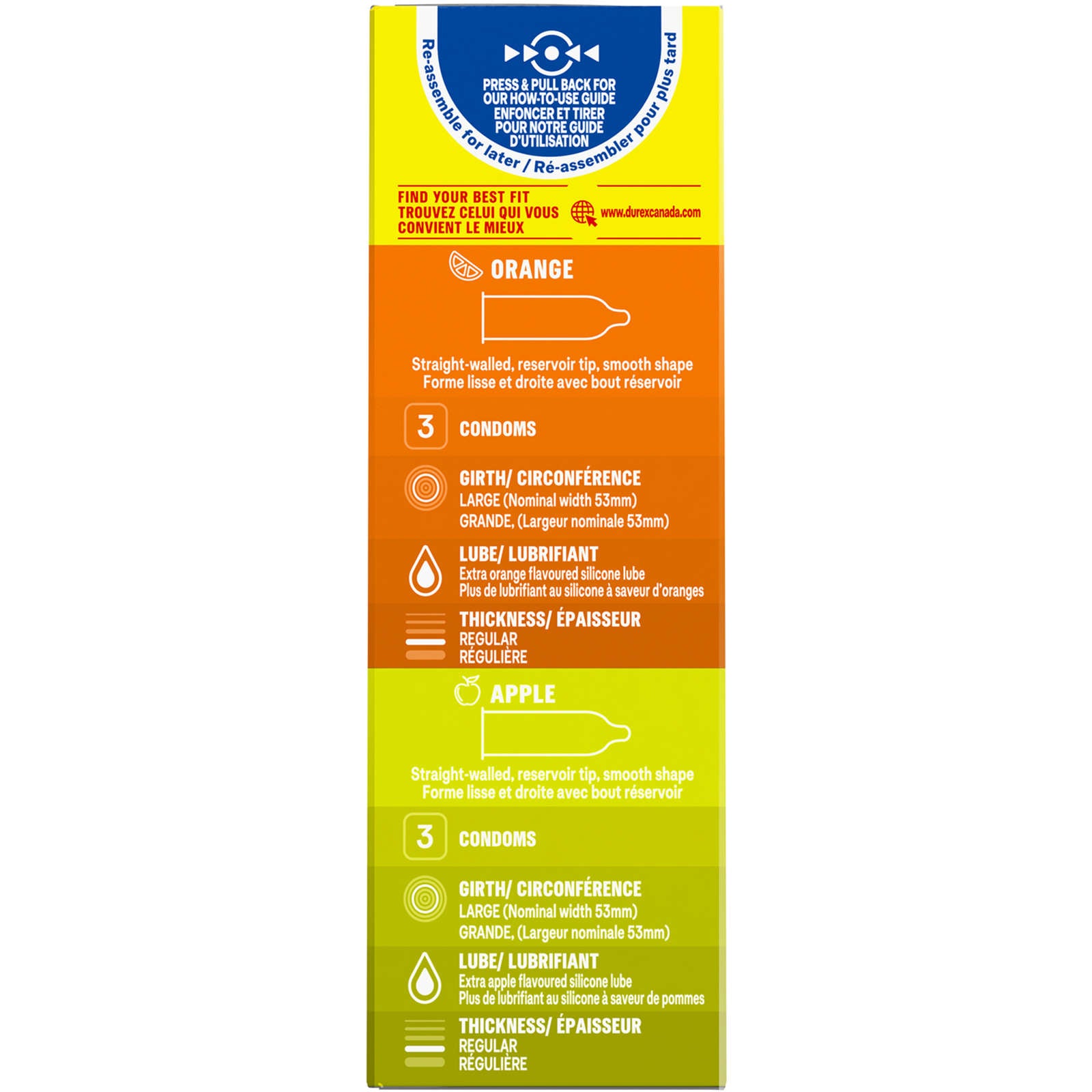 Durex Tropical Lubricated Condoms