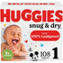 Huggies Snug & Dry Baby Diapers, Size 1