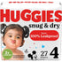 Snug & Dry Baby Diapers, Size 4 (22-37 lbs)