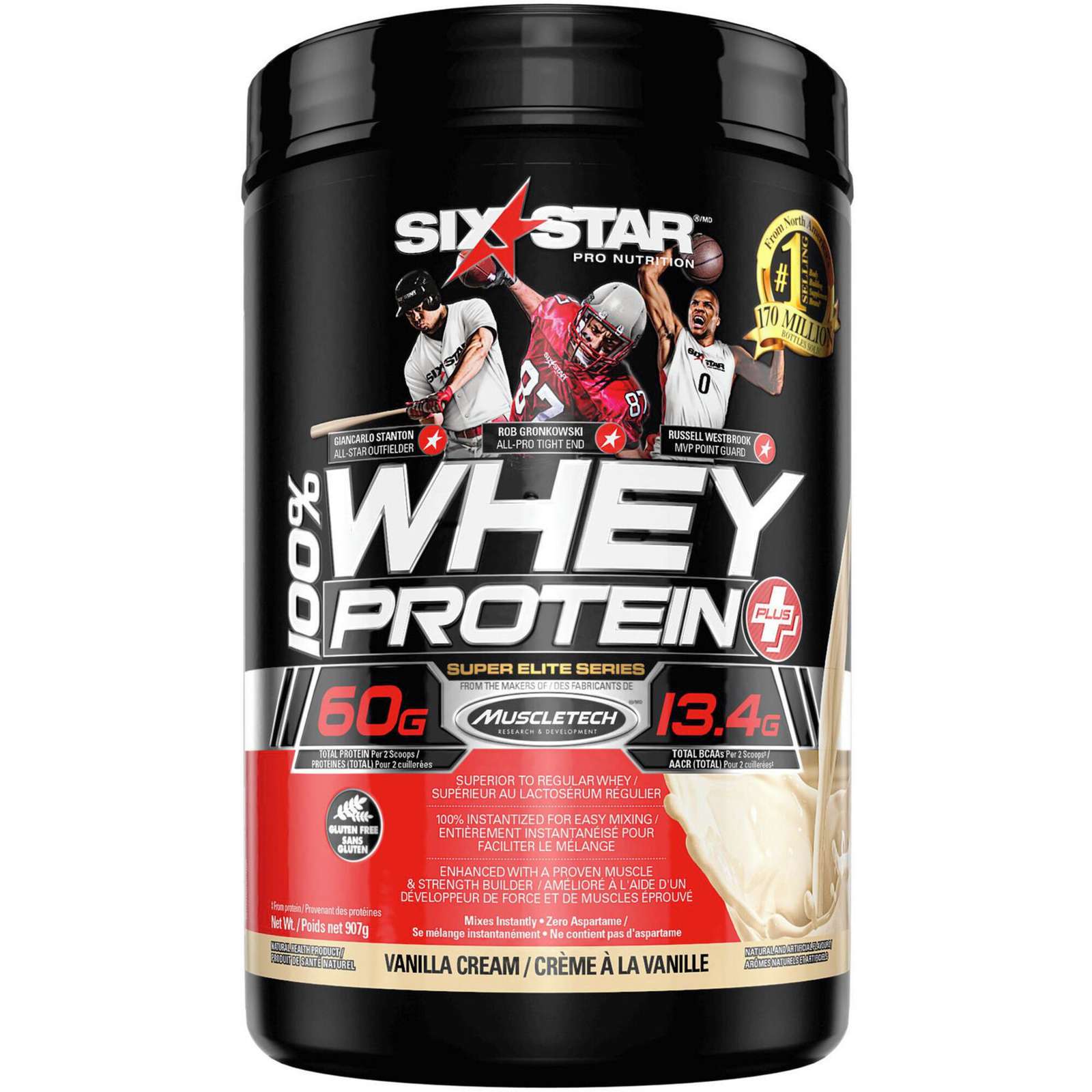 Six Star Elite Series Whey Protein plus Vanilla Cream Powder