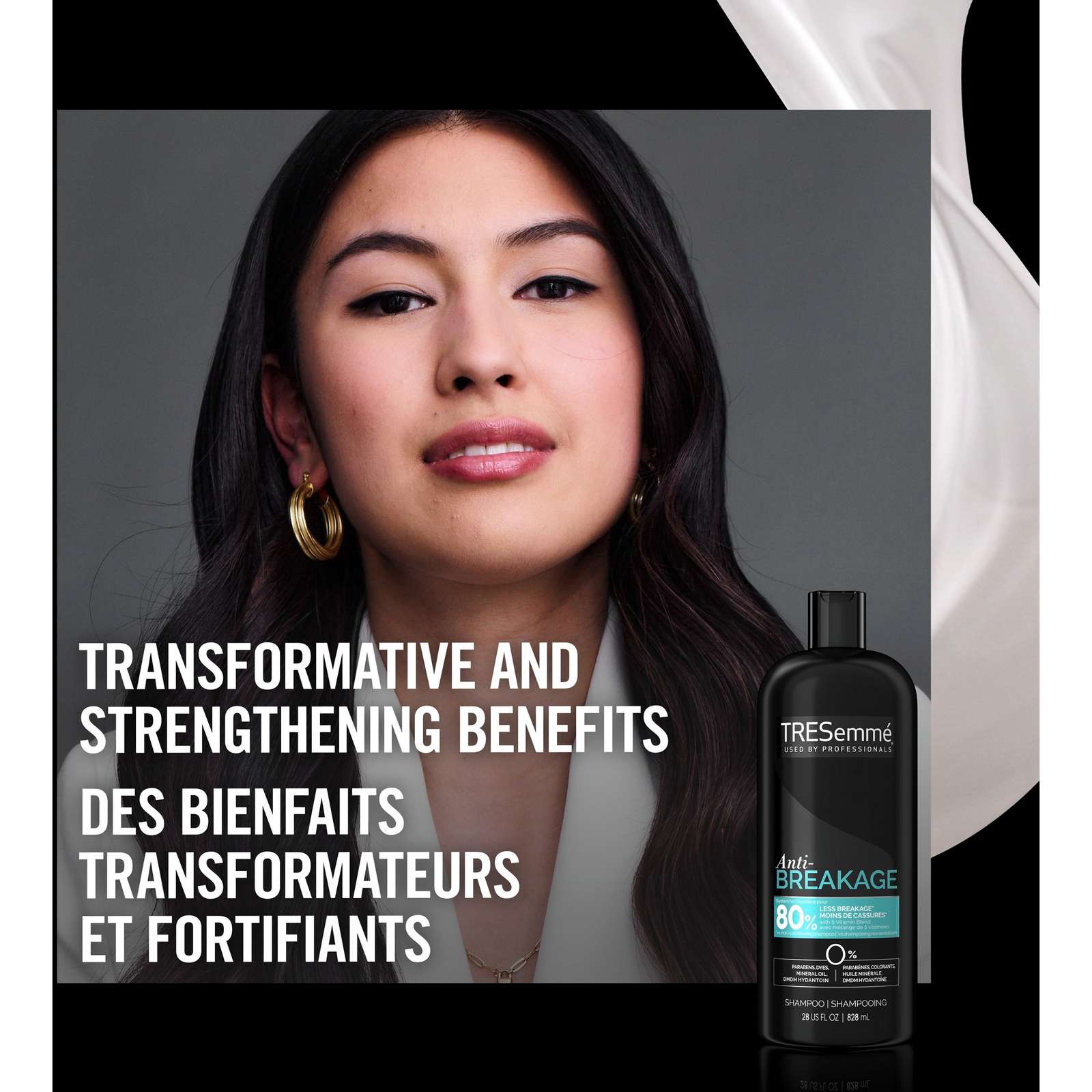 TRESemme  Shampoo for split ends Anti Breakage reduces hair breakage up to 80%