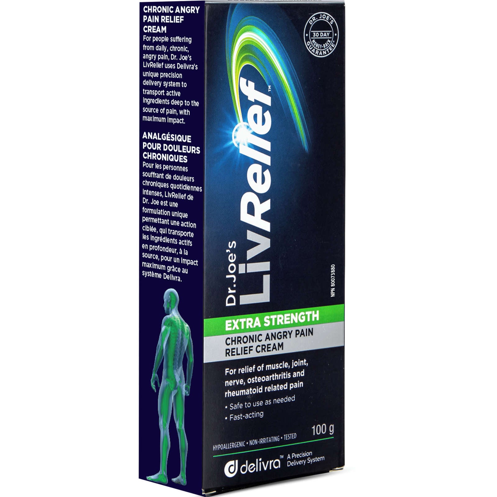 Livrelief Extra Strength Chronic Angry Pain Relief Cream 100g