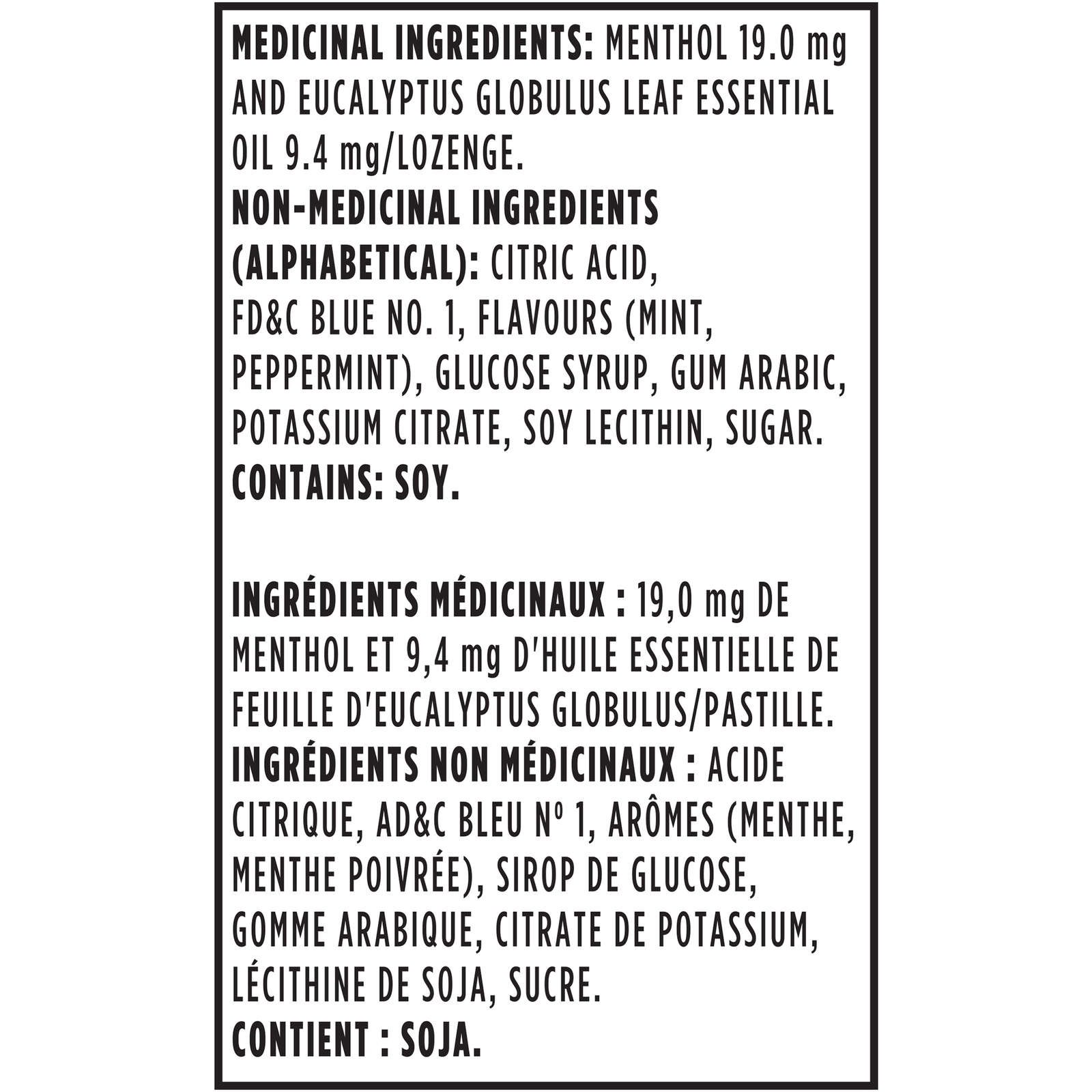 Halls Relief Mentho-lyptus Extra Strong Menthol, 4 x 9 Cough Drops Multipack