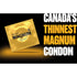 Magnum Raw Large Size Lubricated Condoms