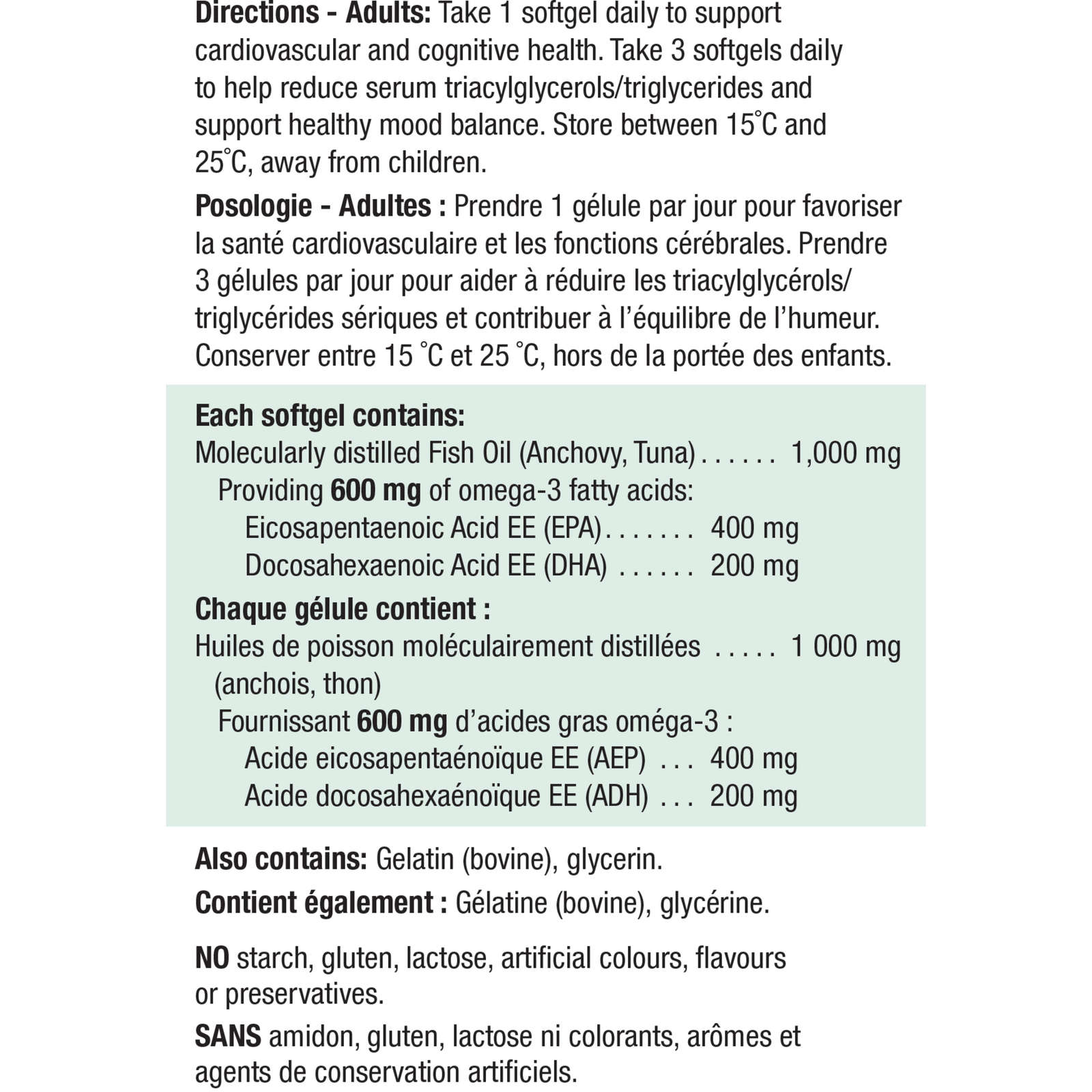 Natural Sources Omega-3 Softgels