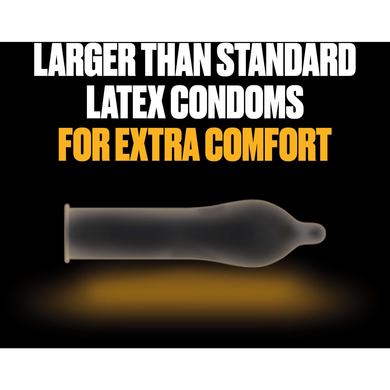Magnum Raw Large Size Lubricated Condoms
