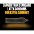 Magnum Raw Large Size Lubricated Condoms